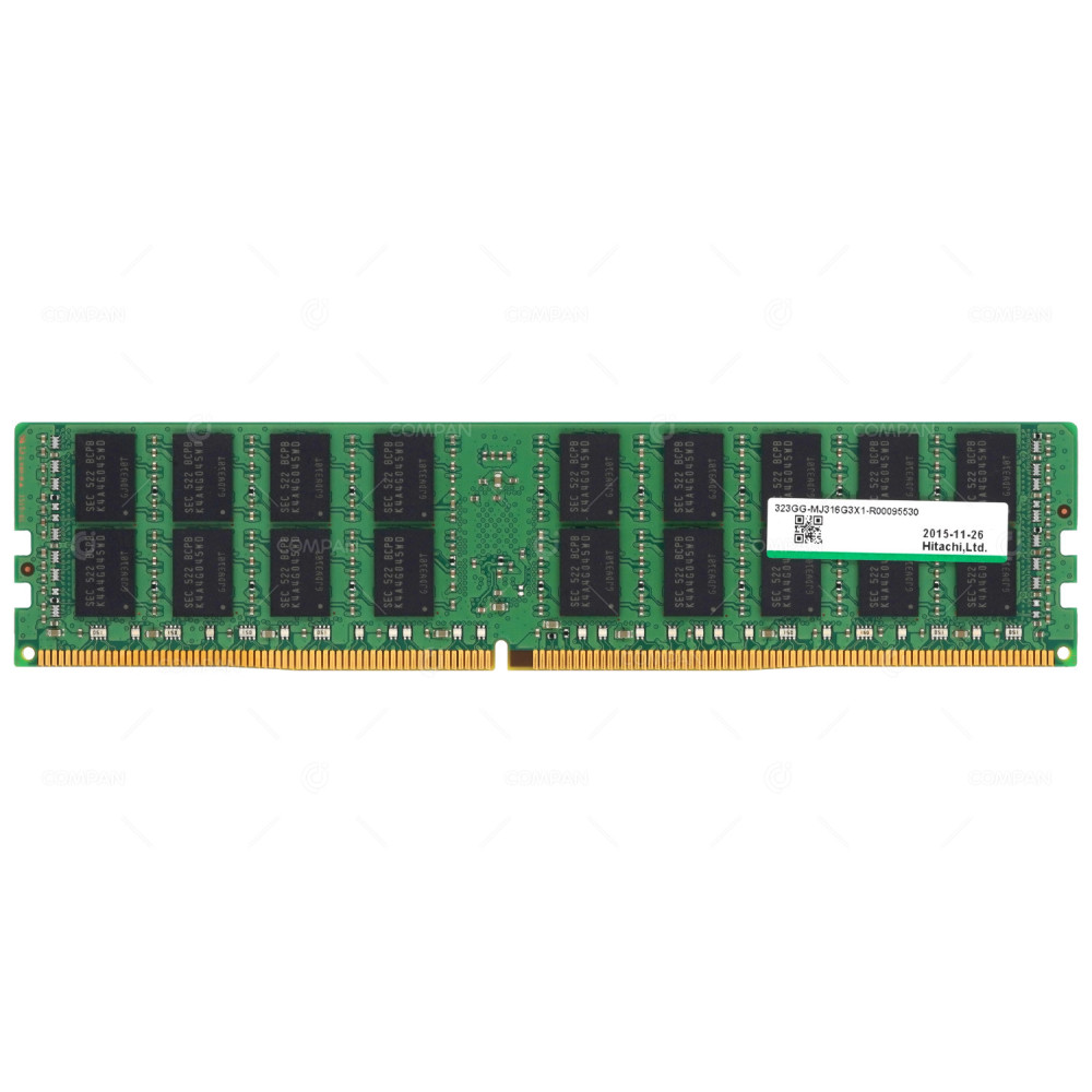 GG-MJ316G3X1-R HITACHI 16GB 2RX4 PC4-2133P DDR4 2133MHZ REGISTERED ECC MEMORY M393A2G40DB0-CPB